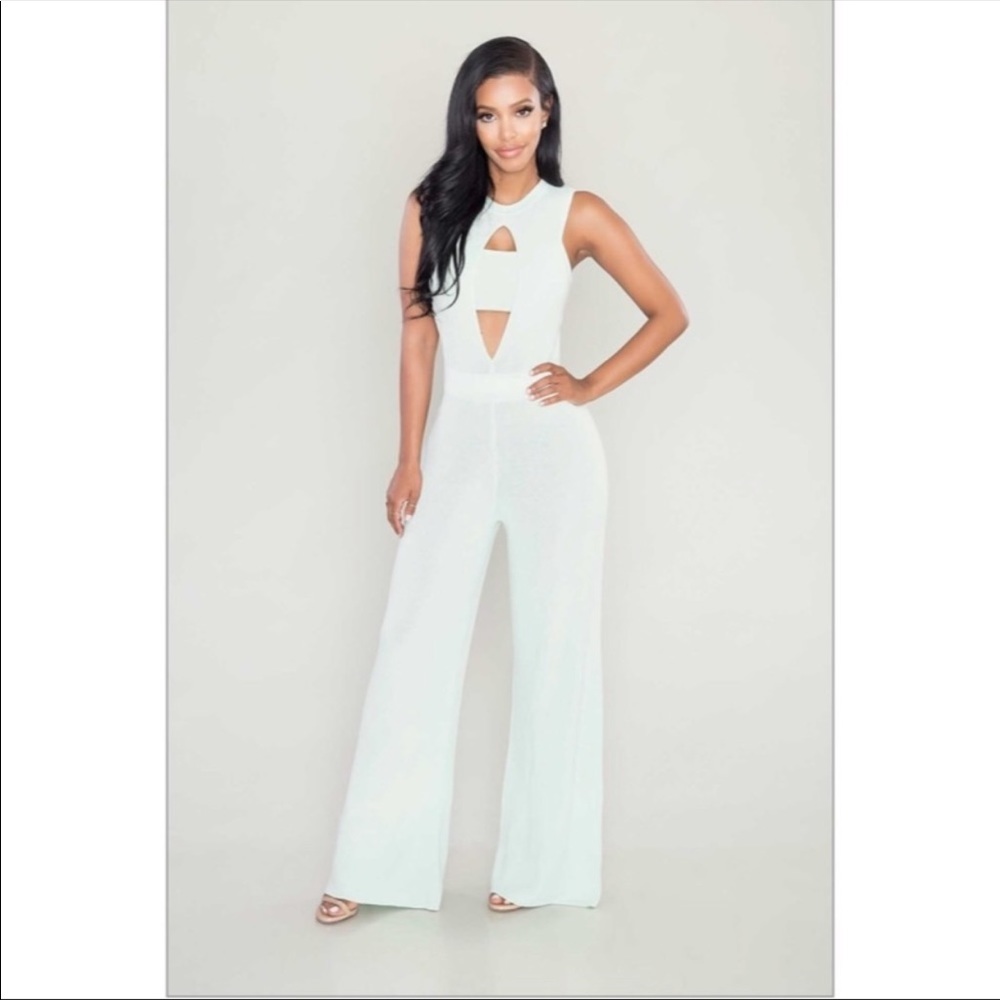 Brand New Keyhole Knit Jumpsuit